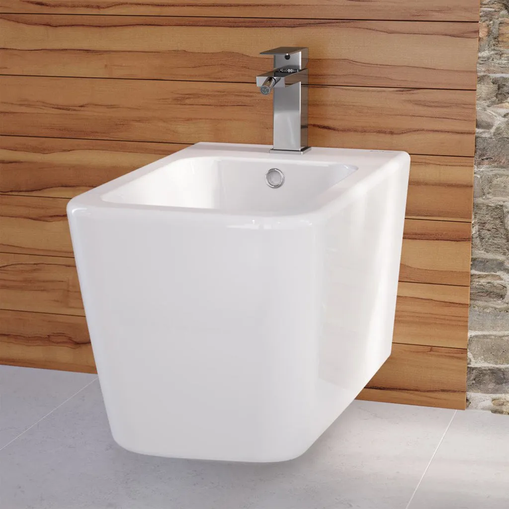 Devon Bidet Faucet - Single Hole - 6" Brass/Polished Chrome