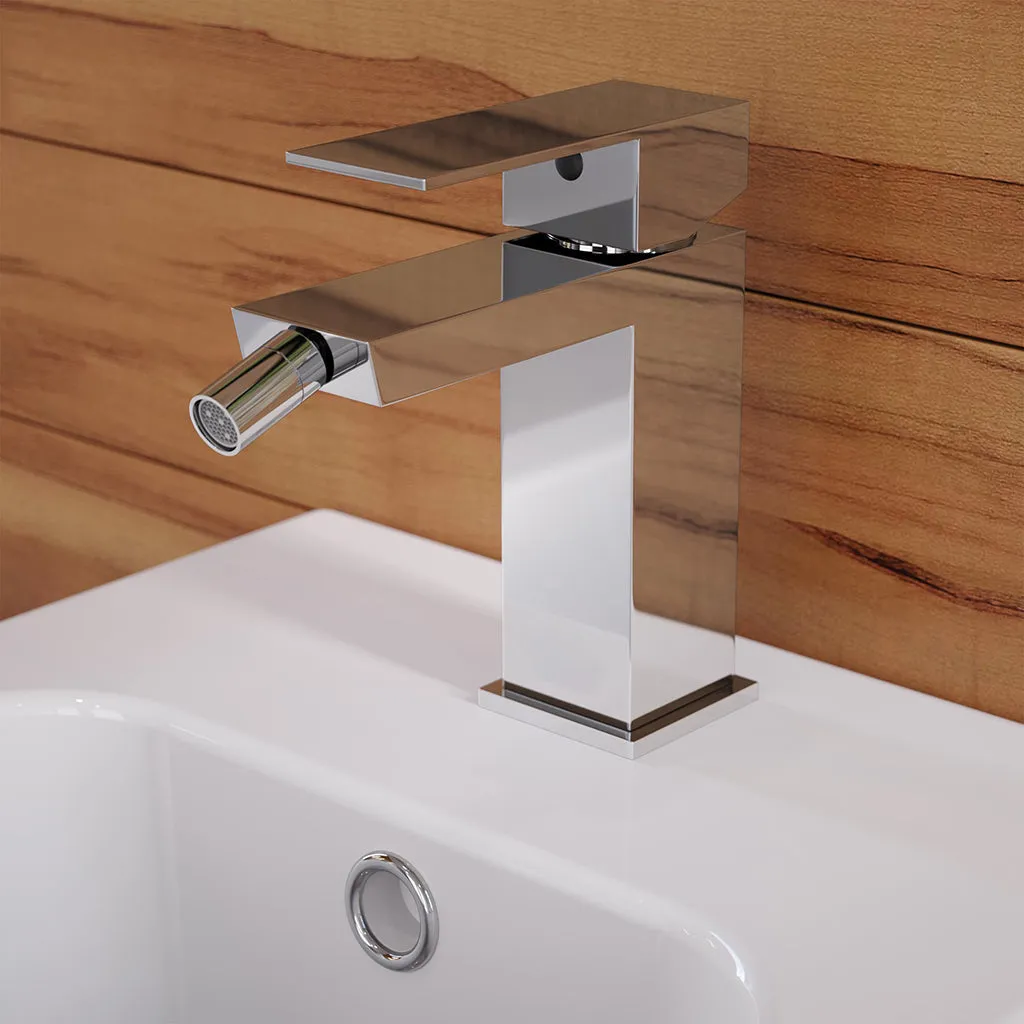Devon Bidet Faucet - Single Hole - 6" Brass/Polished Chrome