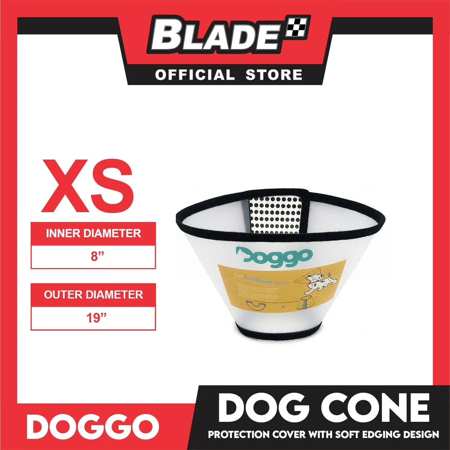 Doggo Protection Cover Adjustable Cone (Extra Small)