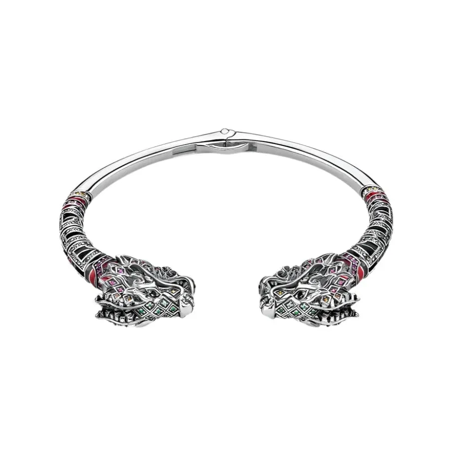 Dragon Head Punk Vintage Cuff Bracelet