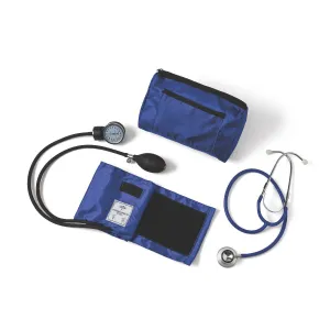Dual-Head Stethoscope and Handheld Aneroid Sphygmomanometer Combination Kit