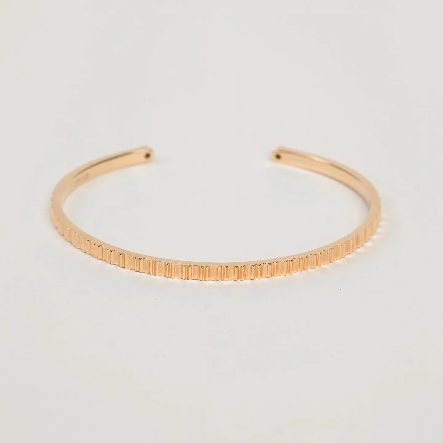 Essence Bezel Round and Prism Cuff Bangle