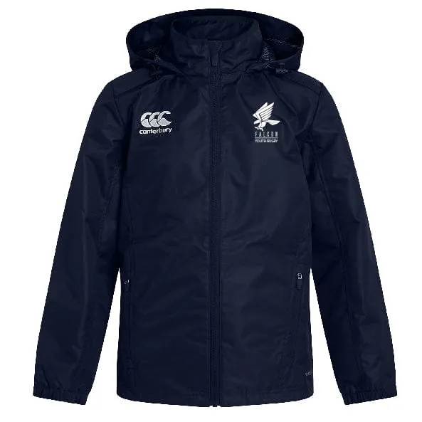 Falcon Youth Rugby Club Vaposhield Full Zip Rain Jacket by Canterbury