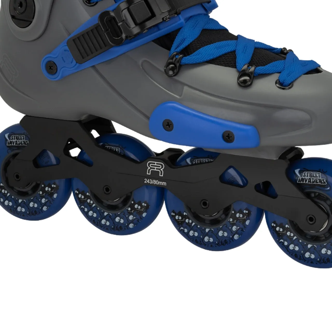 FR 1 80 In-Line Skates - Grey/Blue