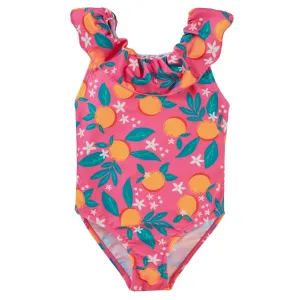 Frugi Amelia Orange Blossom Swimsuit Pl7pi