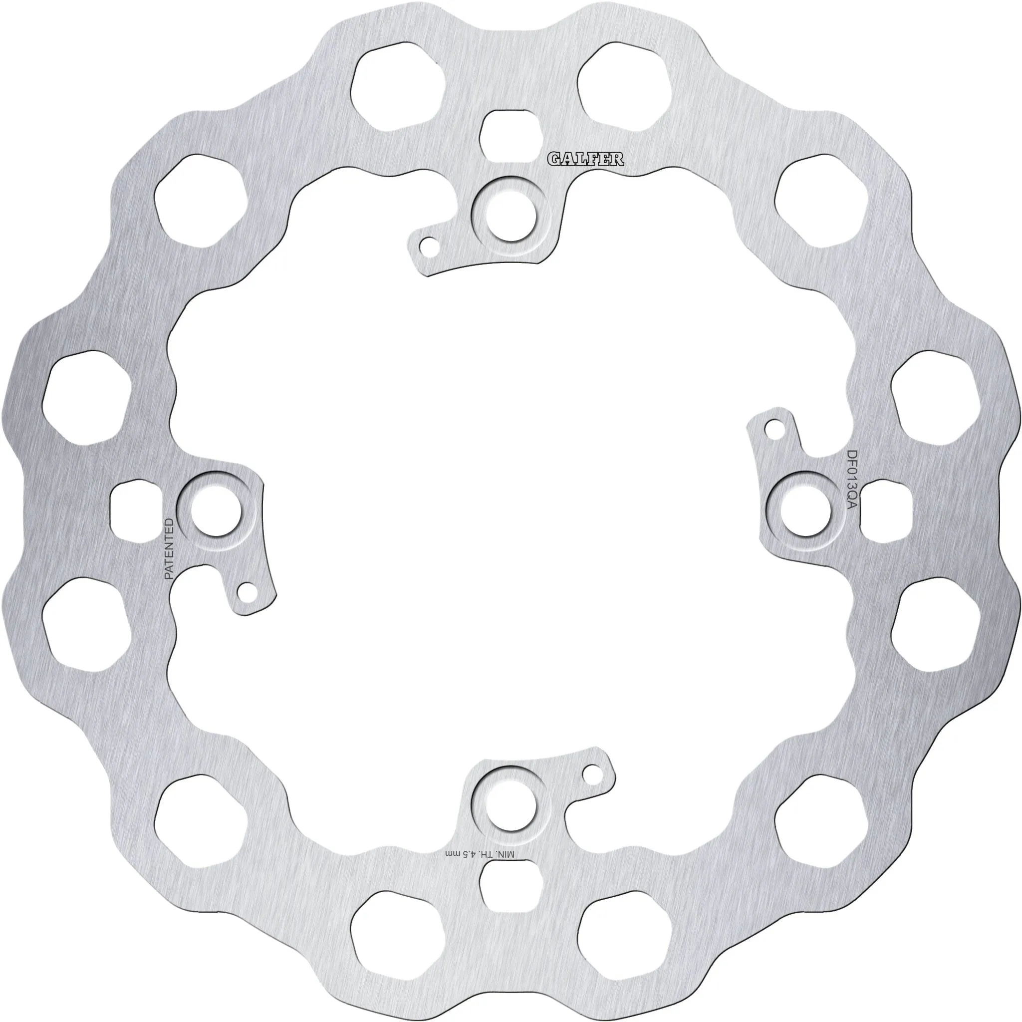 GALFER DF013QA Fixed Rear Cubiq Brake Rotor