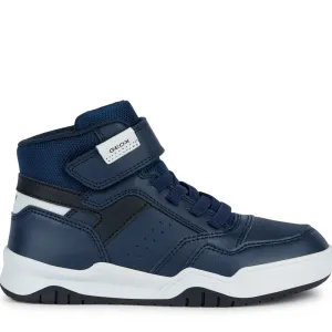 Geox J Perth B. F - GBK BOTT. NYLON - NAVY / LT GREY