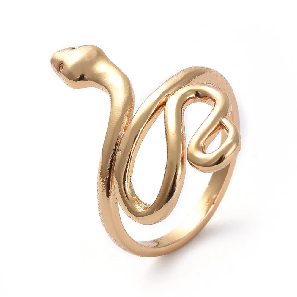 Gold Snake Ring Size 7