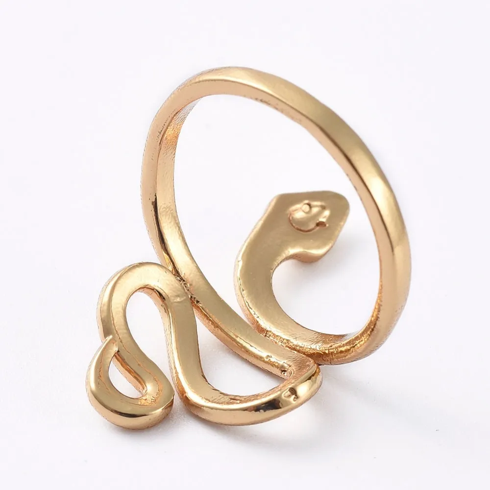 Gold Snake Ring Size 7