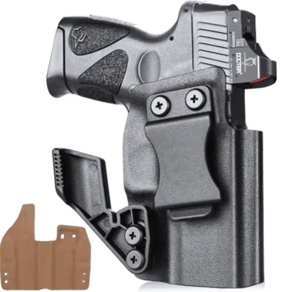 Gun & Flower Kydex w Leather IWB Holster with Claw For Taurus G2C/G3C