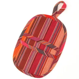 Hand Woven Mini Oven Mitt | Berry Jubilee Stripes