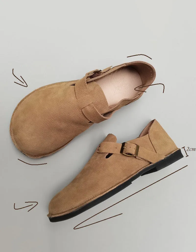 Handmade Soft Leather Comfortable Clogs for Men