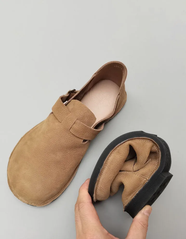 Handmade Soft Leather Comfortable Clogs for Men