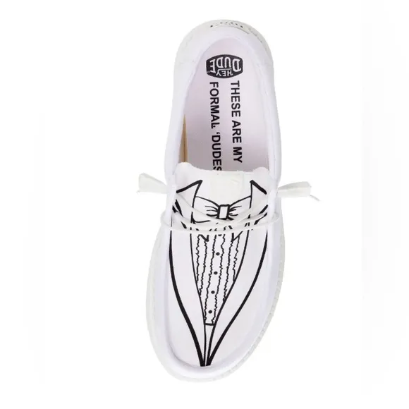 Hey Dude Wally Tuxedo - White
