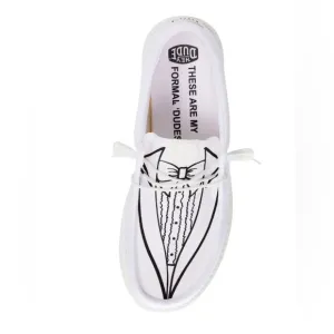 Hey Dude Wally Tuxedo - White