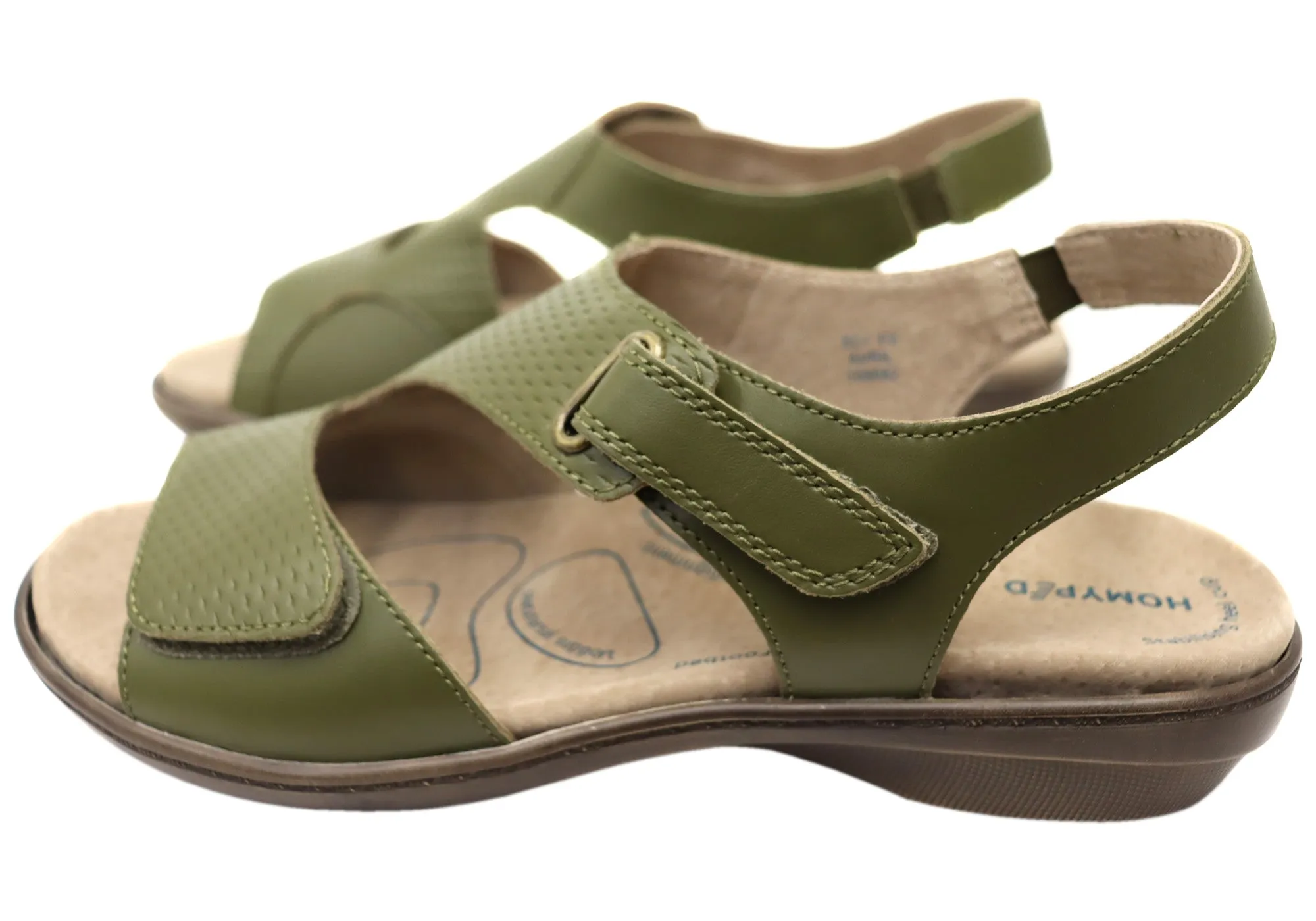 Homyped Avril Womens Supportive Comfortable Leather Sandals