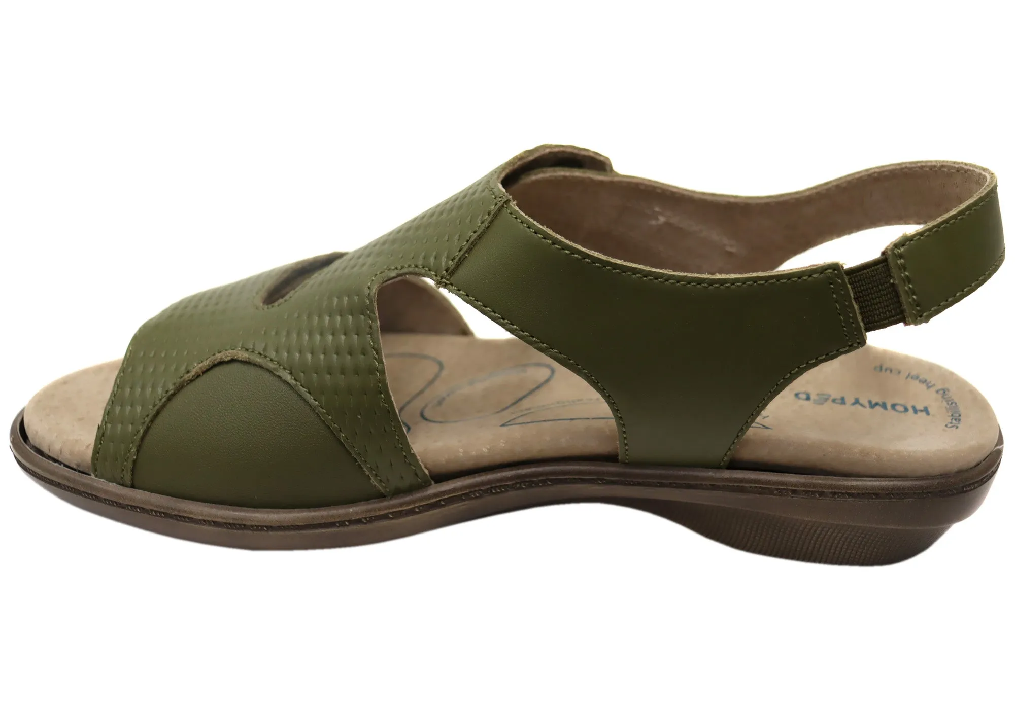 Homyped Avril Womens Supportive Comfortable Leather Sandals