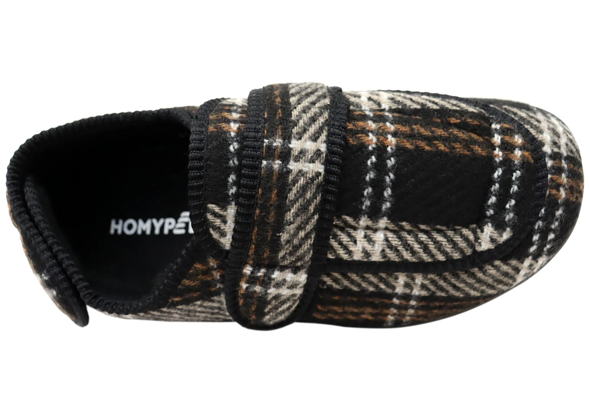 Homyped Mens Arnold 2 Adjustable Strap Extra Extra Wide Slippers