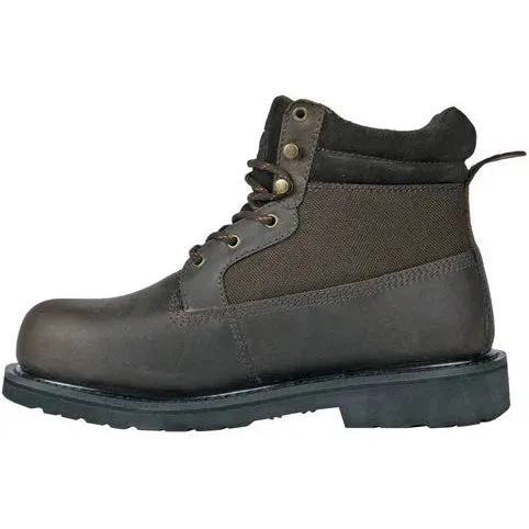 Hoss Men's Scout Steel Safety Toe Duty Boot - Brown 60215