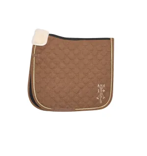 HV Polo Franka Copper brown dressage saddlepad