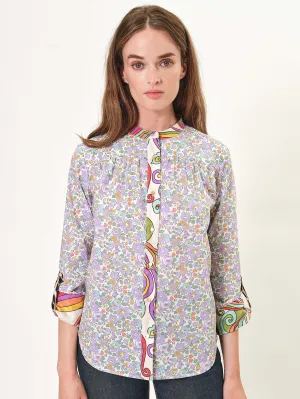 JEANNE SHIRT - MIX BETSY MAUVE