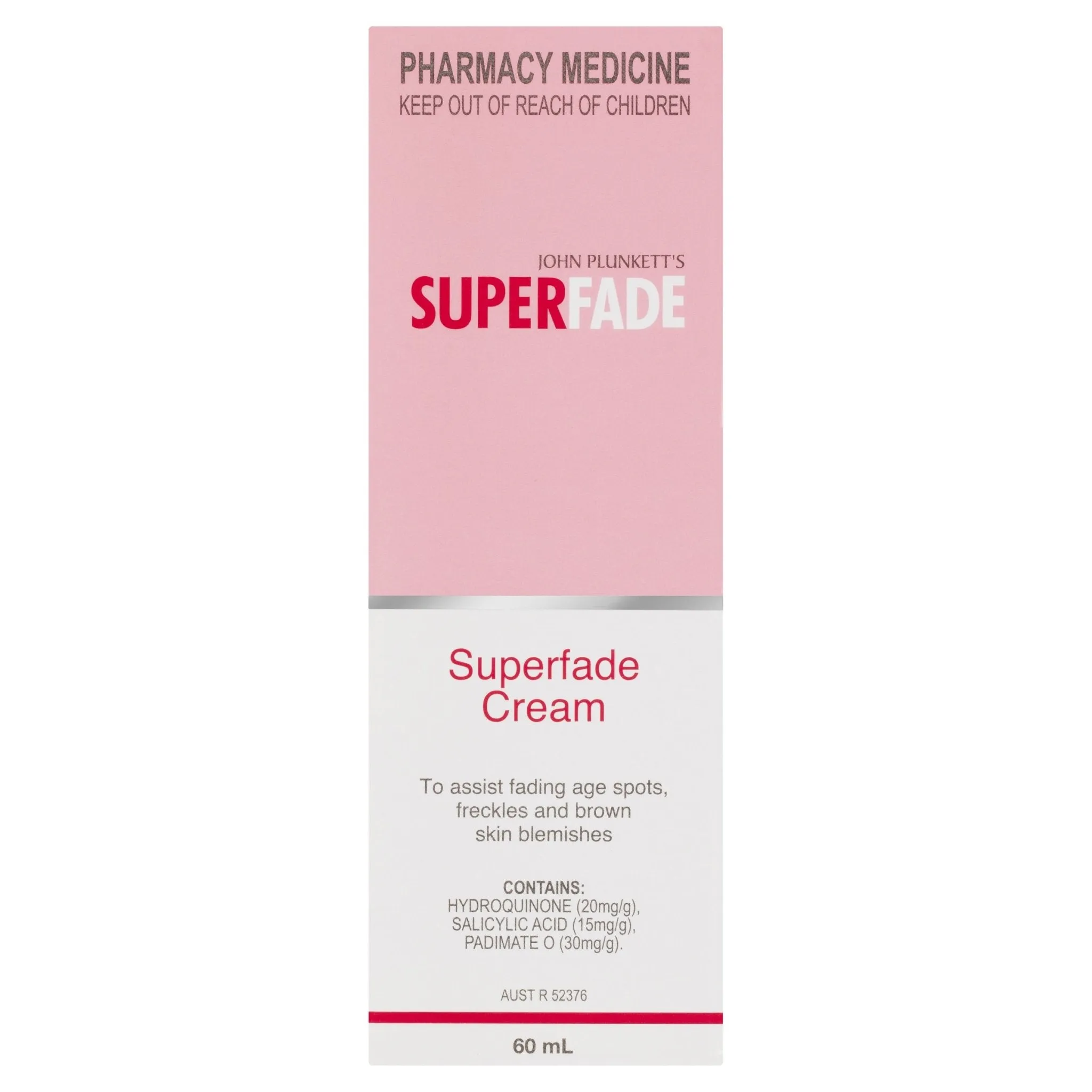 John Plunketts Superfade Cream 60g