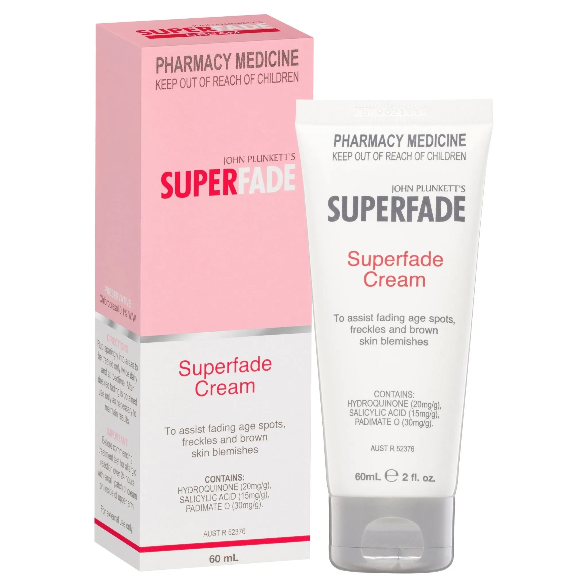 John Plunketts Superfade Cream 60g