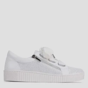 JOVI - WHITE PERF LEATHER