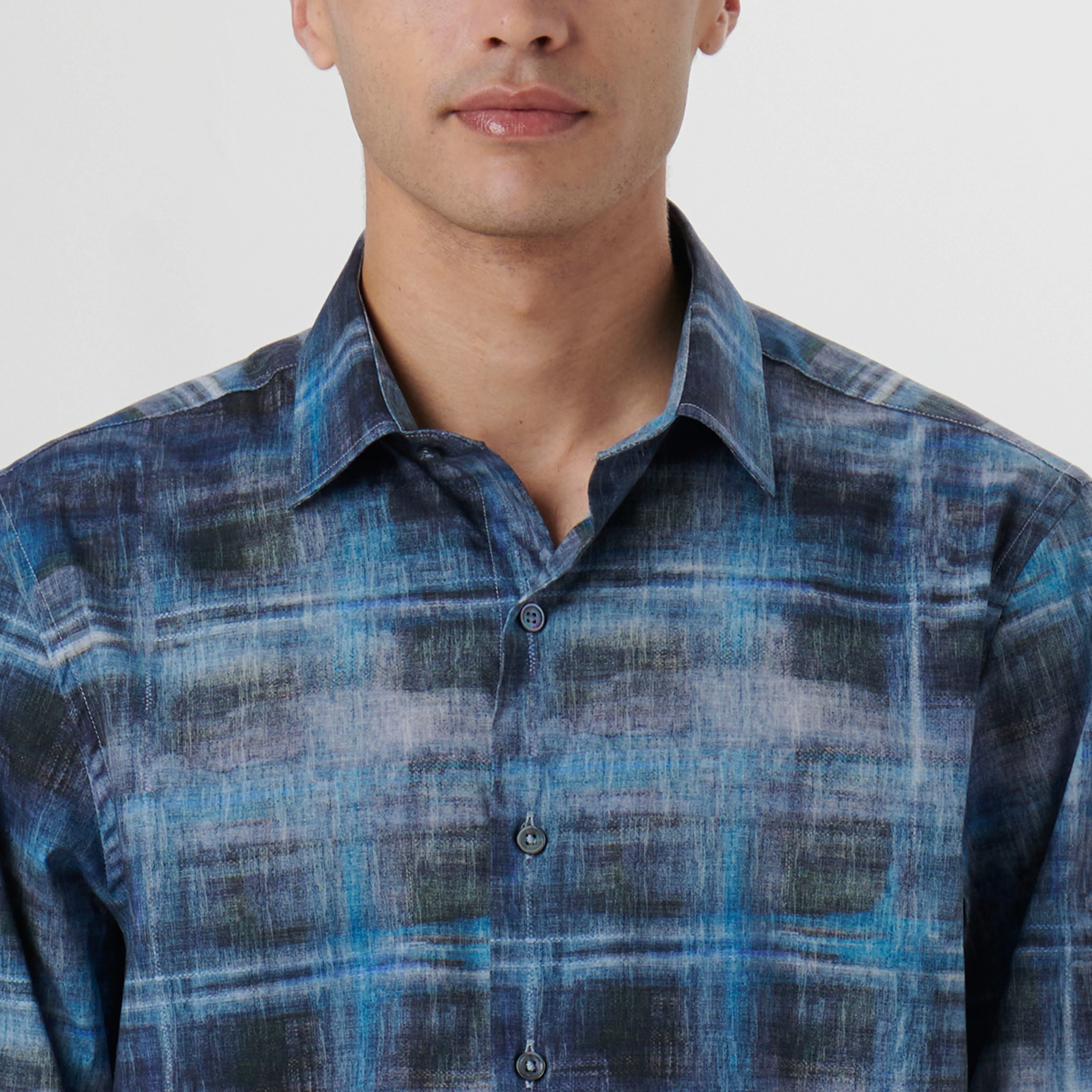 Julian Airbrush Print Shirt