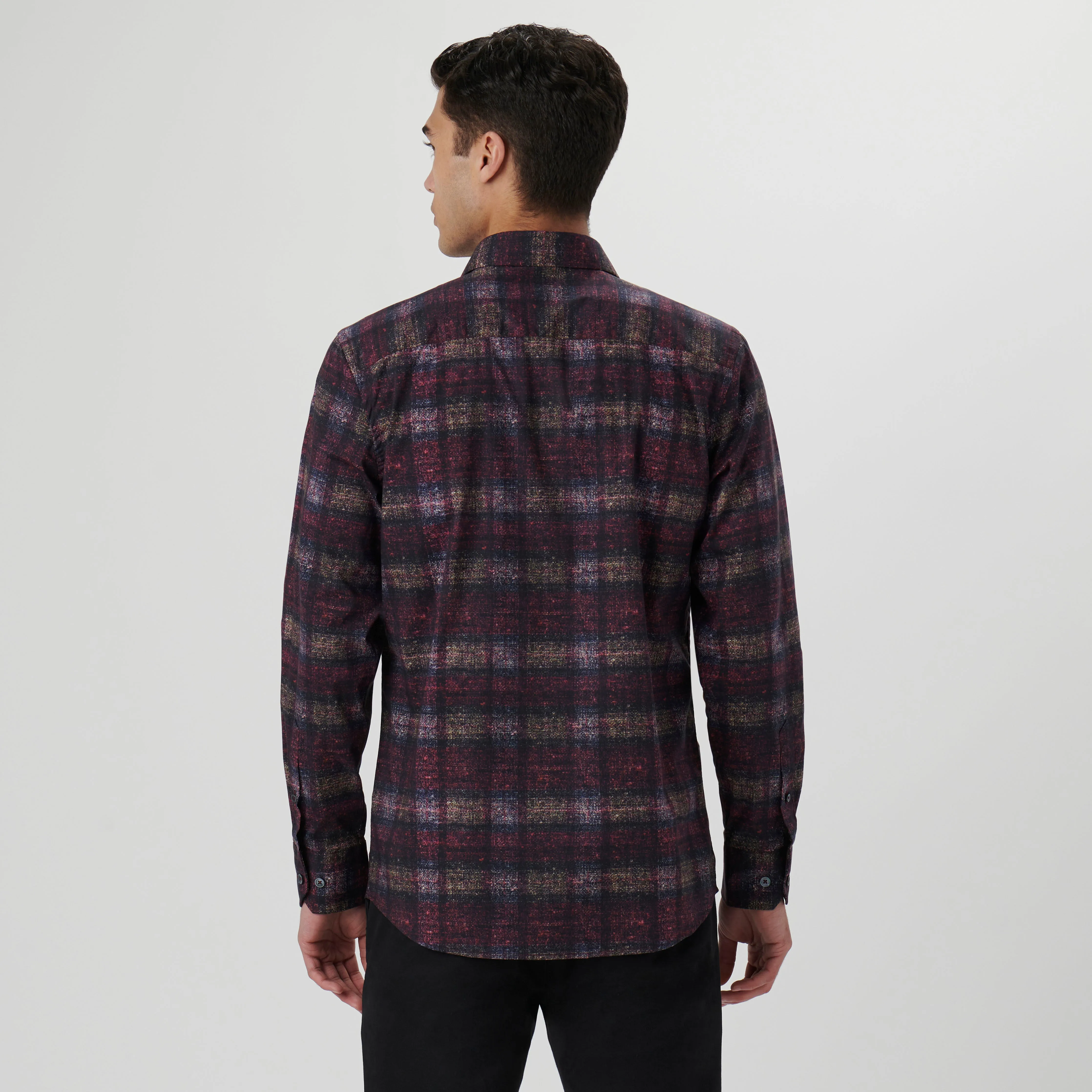 Julian Distressed Check Shirt