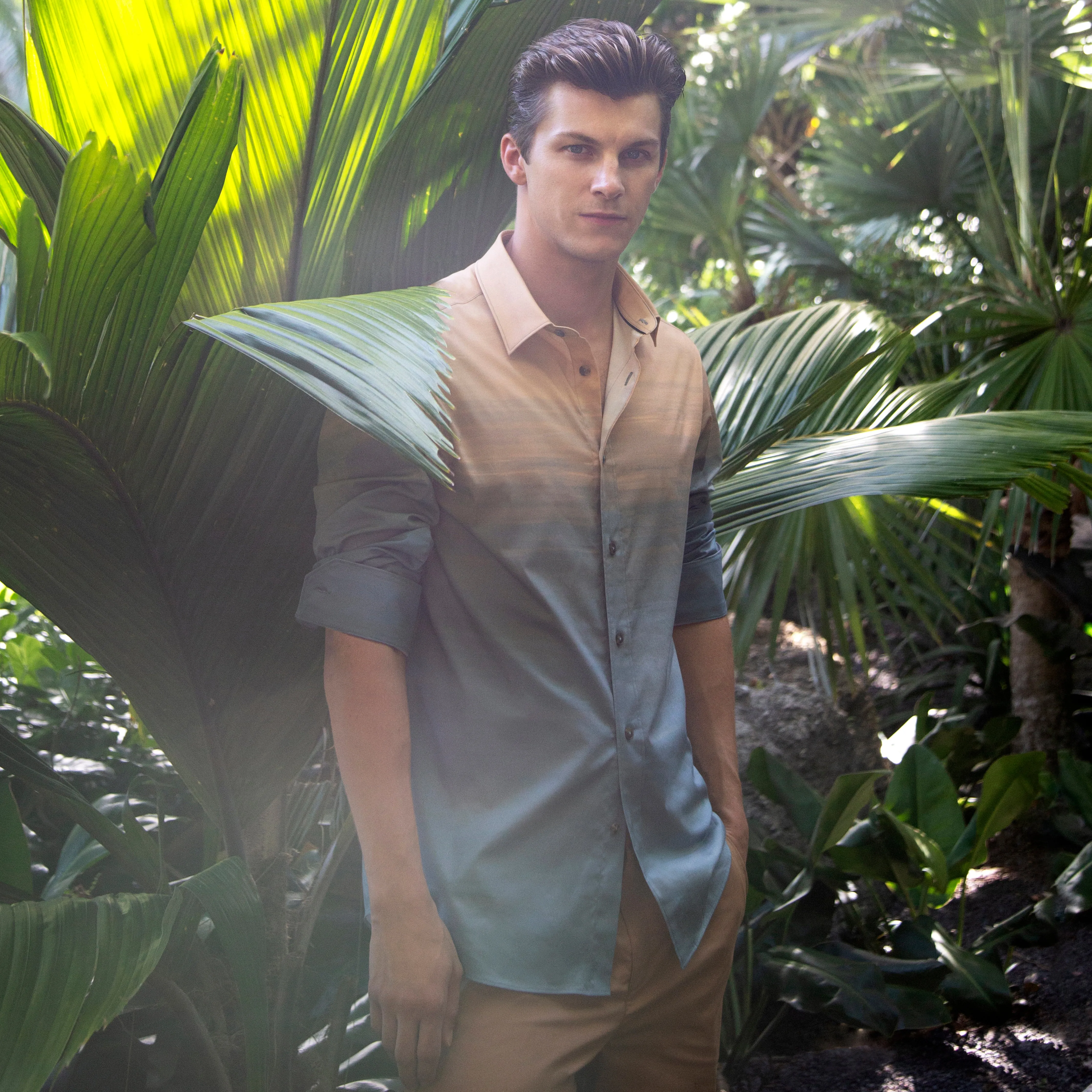 Julian Ombre Print Shirt