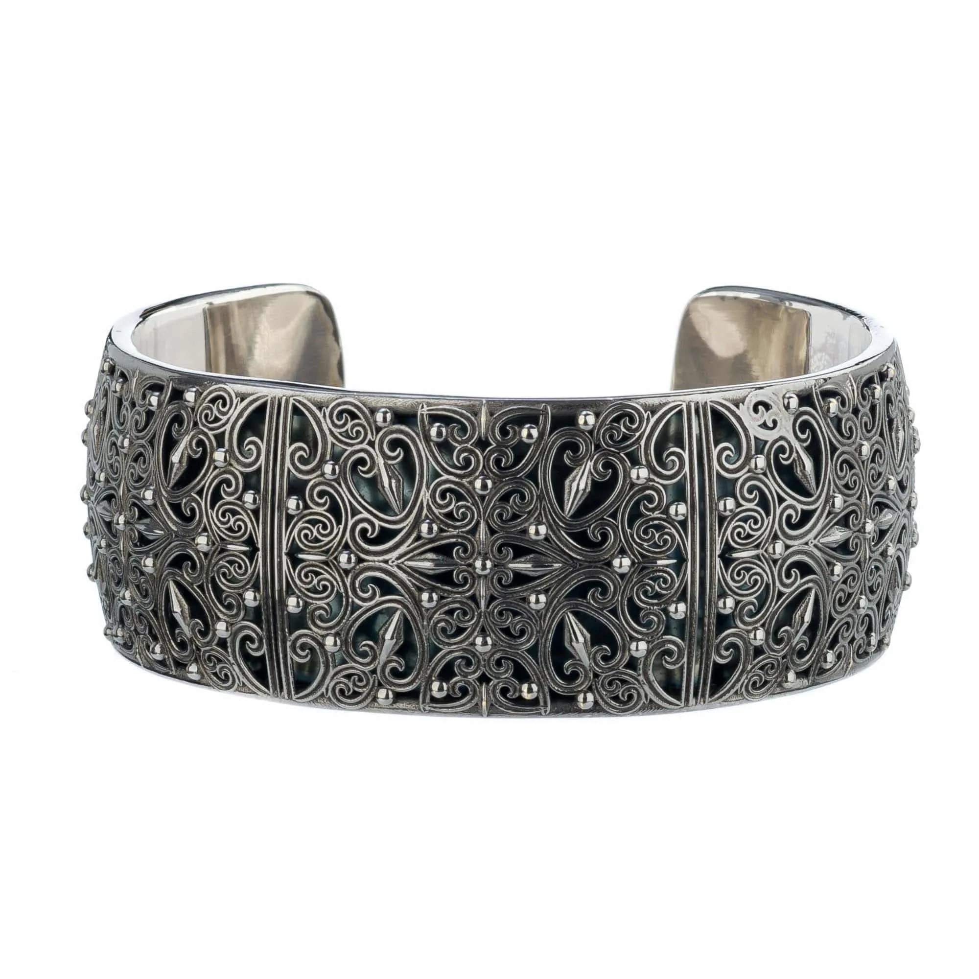 Kallisto Adjustable Wide Cuff Bracelet