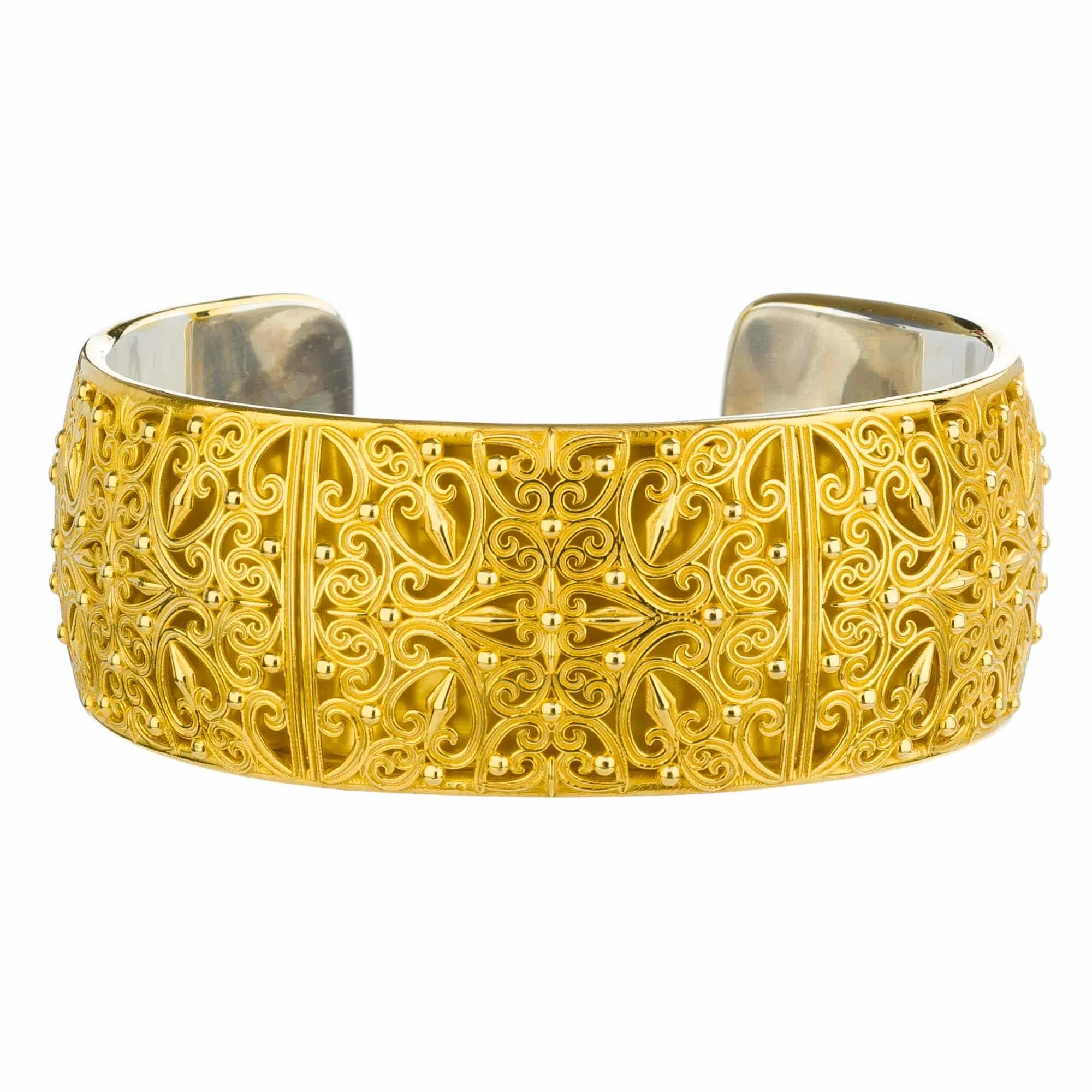 Kallisto Adjustable Wide Cuff Bracelet