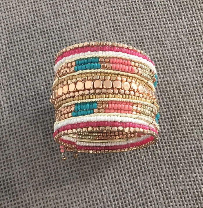 Karisa Bracelet - Pink