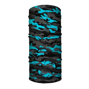 Kids Shields  | Aqua Military Blackout Camo