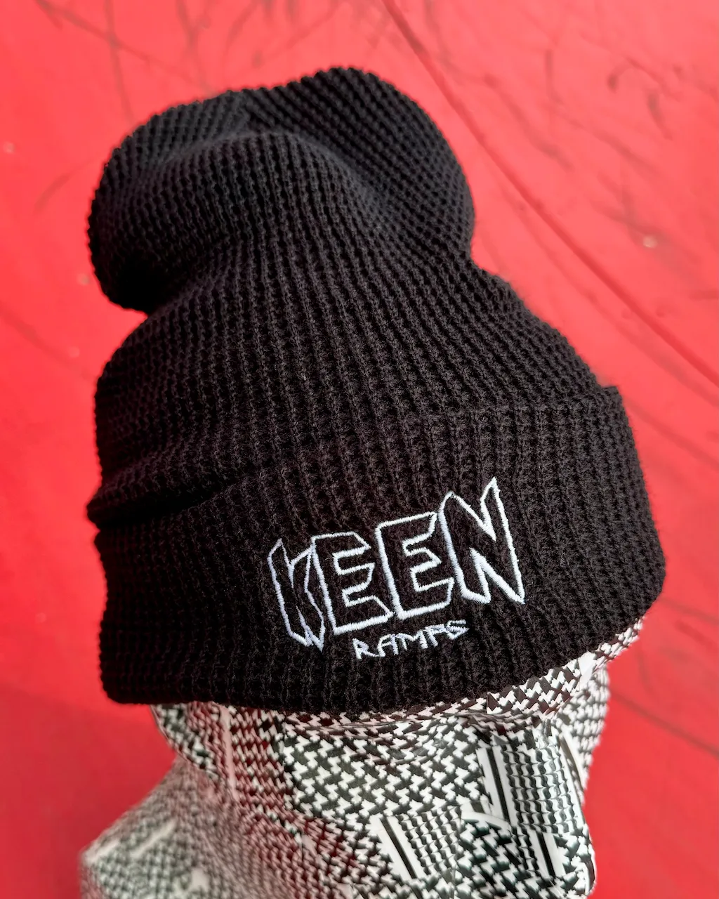 KR x Lotties Waffle-Knit Beanie