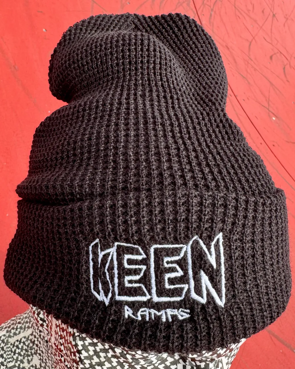 KR x Lotties Waffle-Knit Beanie