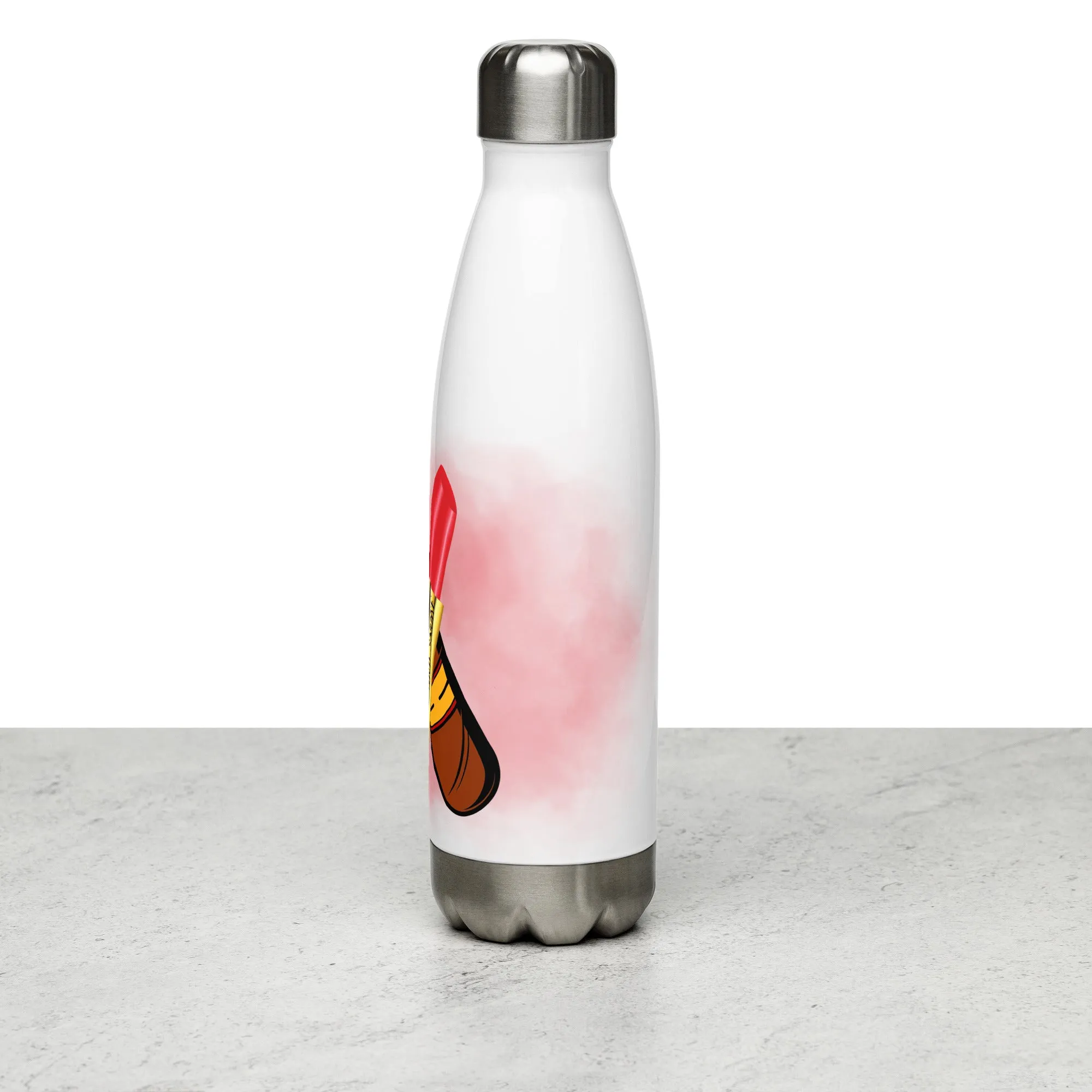 L&S Stainless steel water bottle-HottRed