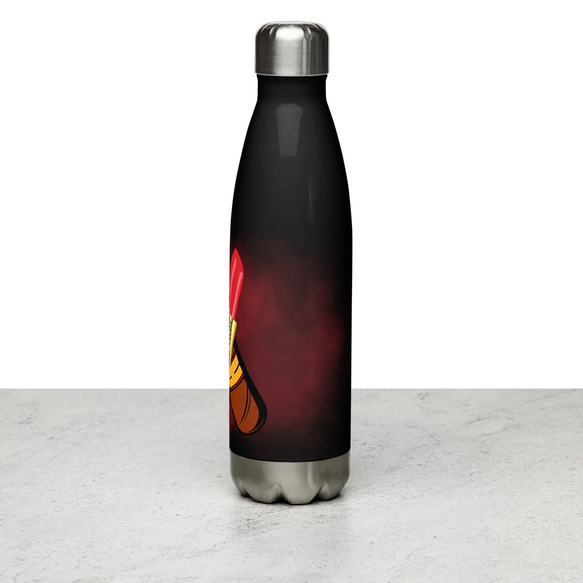 L&S Stainless steel water bottle-HottRed