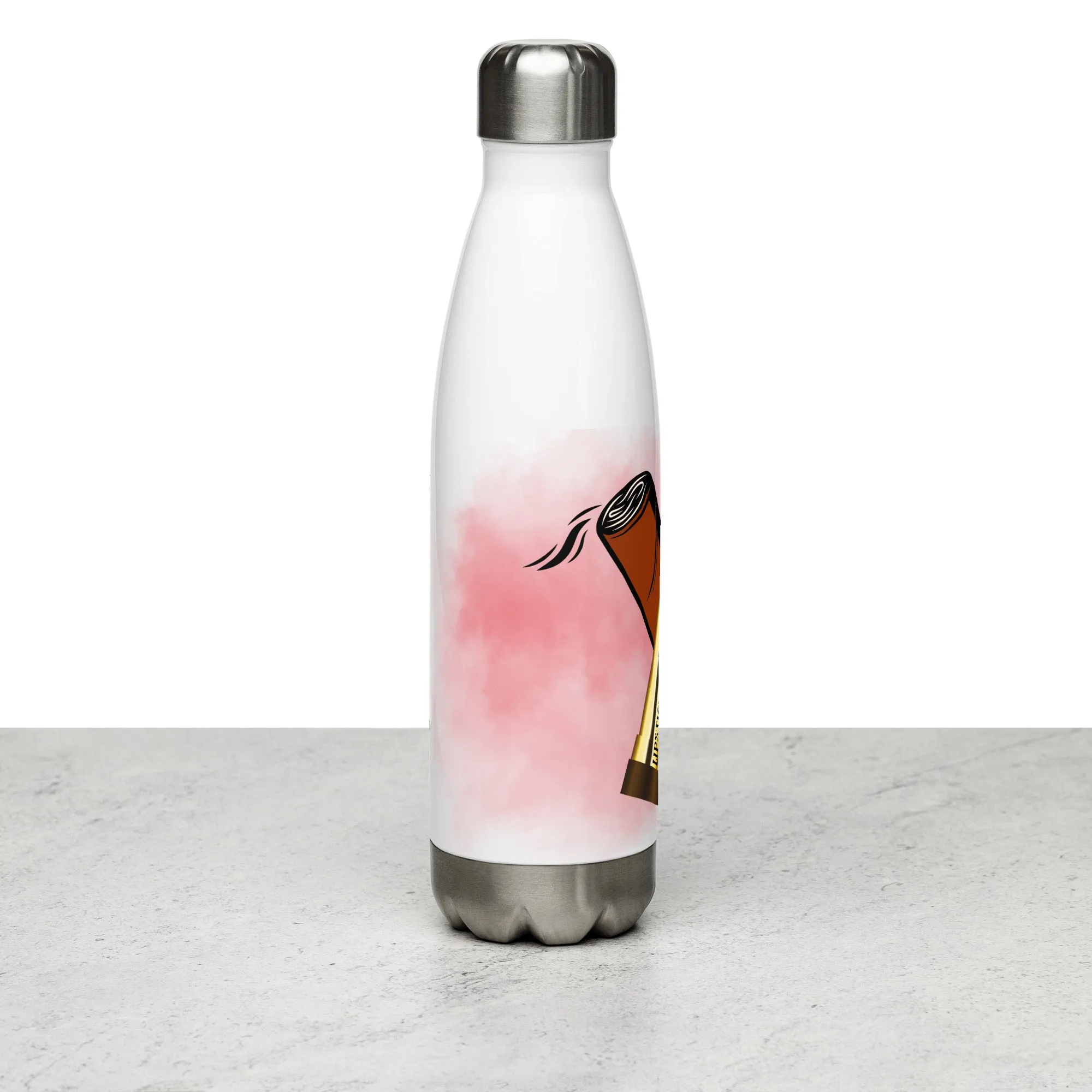 L&S Stainless steel water bottle-HottRed
