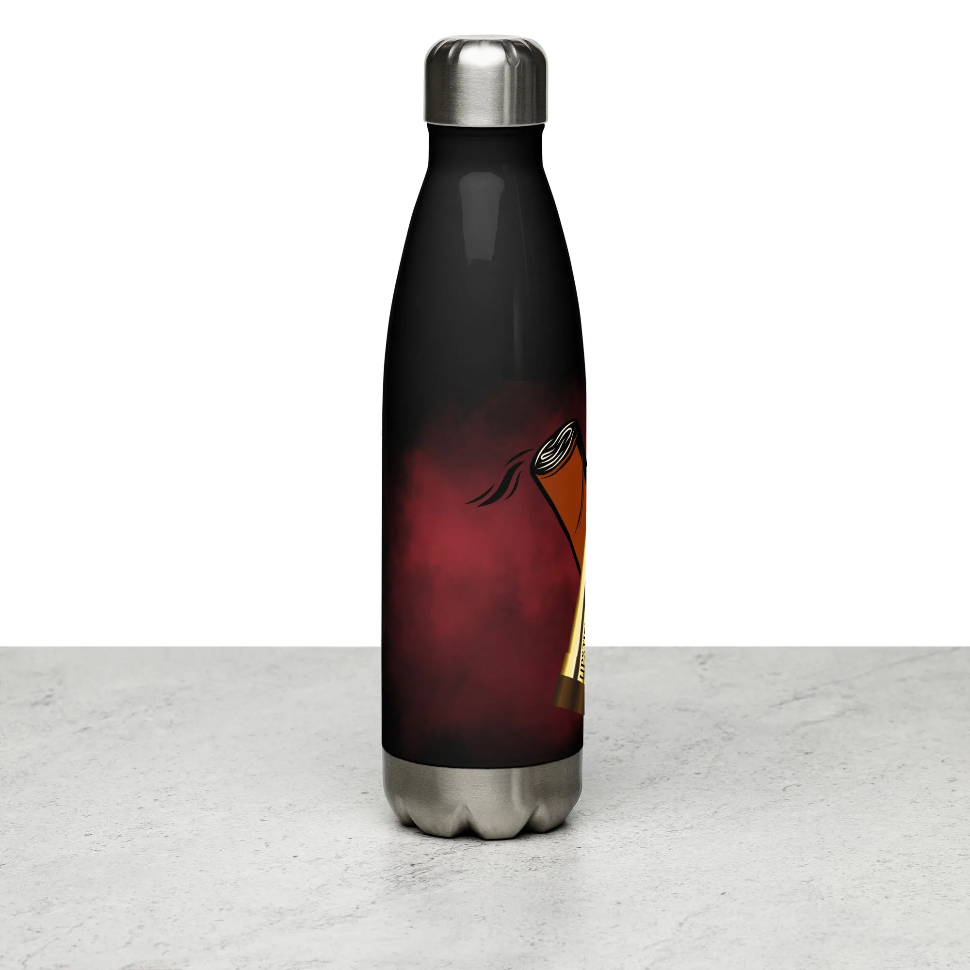 L&S Stainless steel water bottle-HottRed