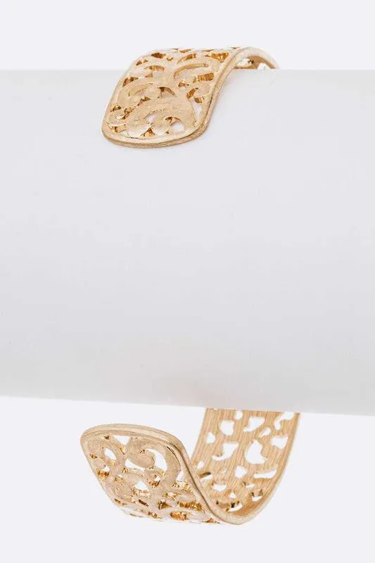 Laser Cutout Adjustable Cuff