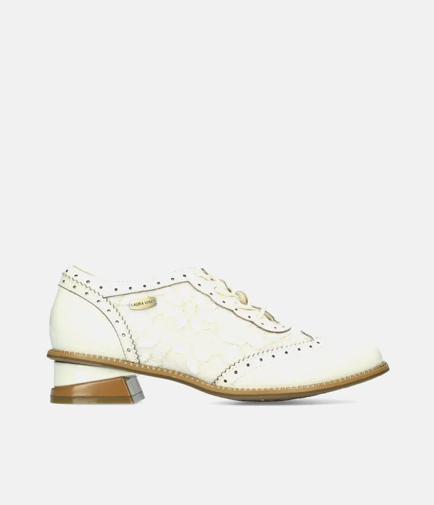Laura Vita Chic Oxford Style Lace Up Shoes