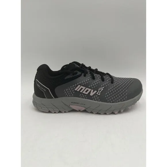 LIGHTLY USED Inov8 PARKCLAW 260 KNIT Women's Athletic Shoe Black Grey US Size 8