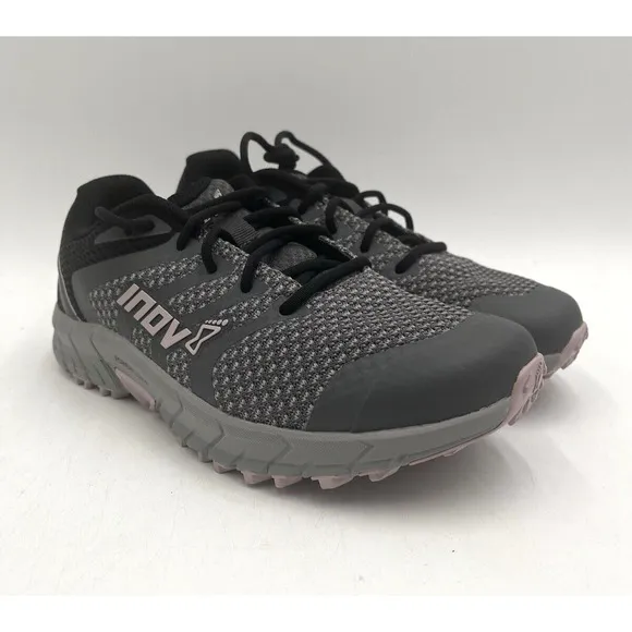 LIGHTLY USED Inov8 PARKCLAW 260 KNIT Women's Athletic Shoe Black Grey US Size 8