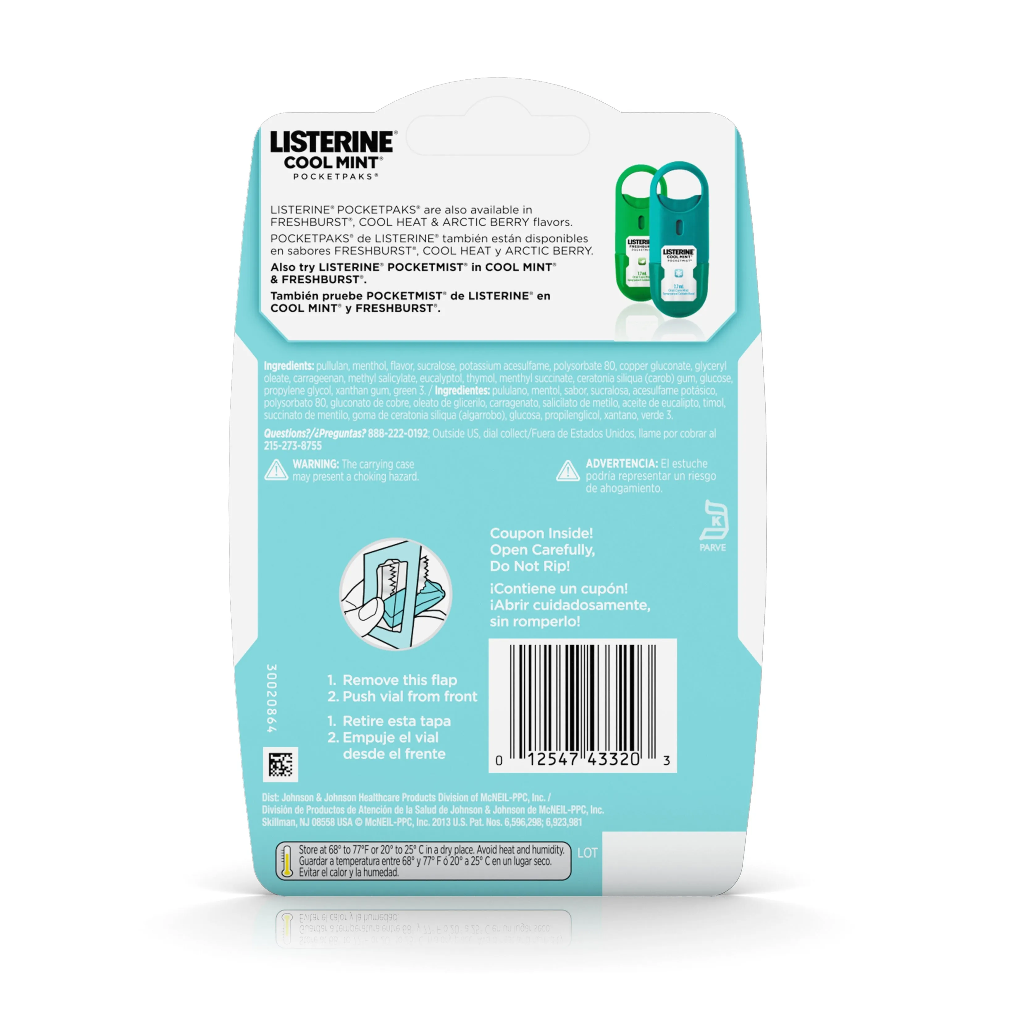 Listerine Cool Mint Pocketpaks Breath Strips