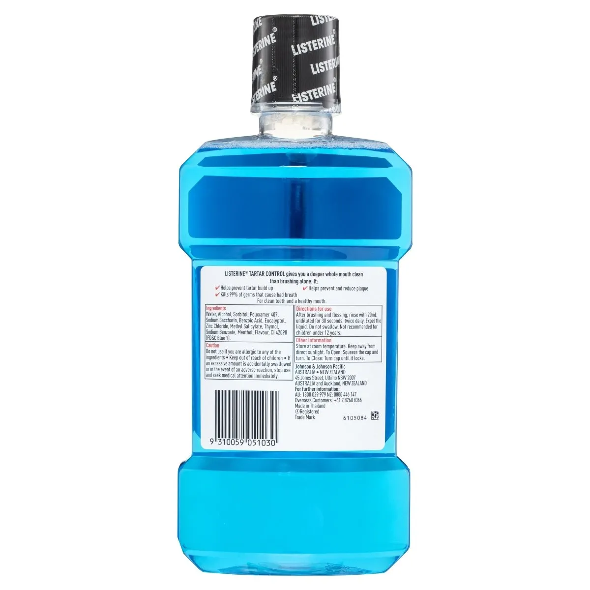 Listerine Tartar Control Mouthwash 1L