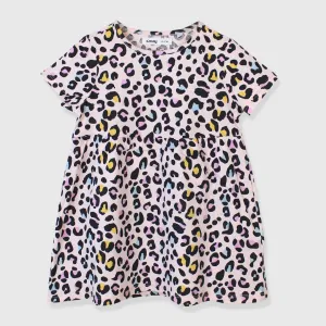 Little Girl Leopard Print Frock