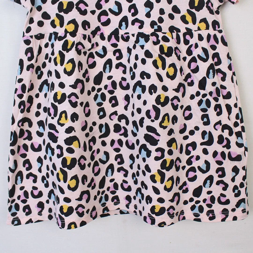 Little Girl Leopard Print Frock