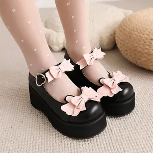 Lolita Bunny Bow Shoes